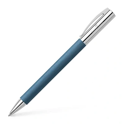 Image de Faber Castell 147145 Stylo à bille Ambition résine précieuse, bleu, mine indélébile 0.5 mm