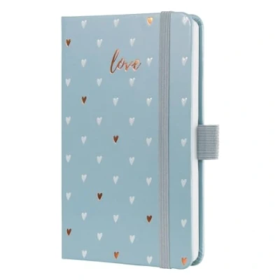 Afbeelding van Weekagenda Beauty A6 2025 (NL/FR/EN/DU) Grey Love Hardcover