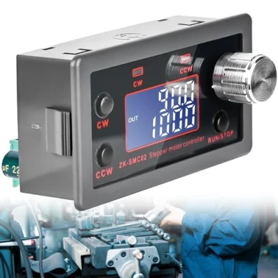 Afbeelding van Molbory Stappenmotor driver controller voor NEMA 17 23 motor, 4 A stappenmotor, geïntegreerde kaart, PLC en achter pulshoekregelmodule
