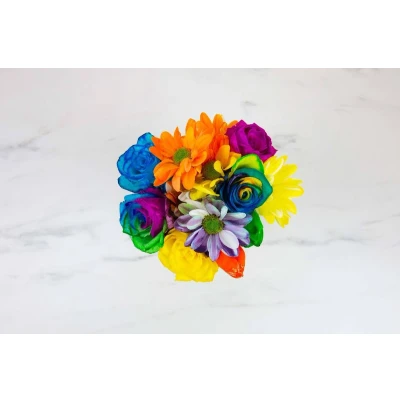 Afbeelding van Gift Republic DIY Regenboog Bloemen Kit