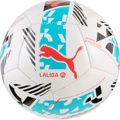 Afbeelding van PUMA Orbita LaLiga 1 minivoetbal, Wit/Meerkleurig, Maat Mini