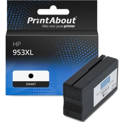 Afbeelding van Huismerk HP 953XL (L0S70AE) Inktcartridge Zwart Hoge capaciteit