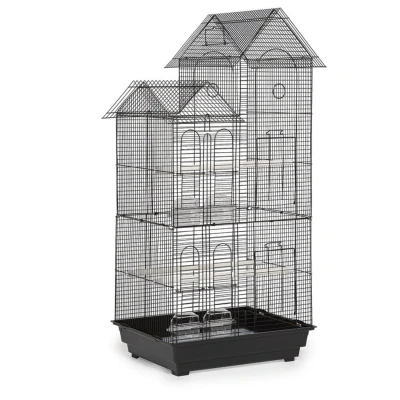 Afbeelding van Keddoc Vogelkooi Budgie Villa Vogelverblijven 52x41.5x110 cm
