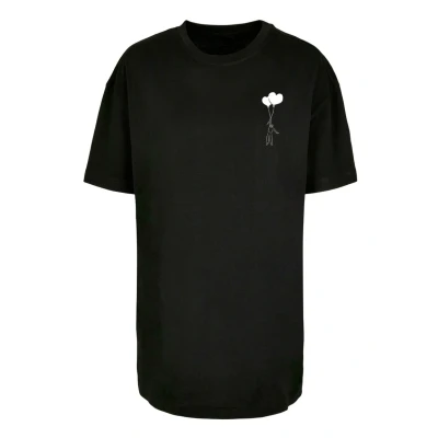 Afbeelding van Merchcode LOVE IN THE AIR Tshirt print, Dames, Maat: 3XL, Black
