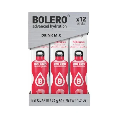Afbeelding van Bolero Drink Sticks drankreceptor, 12 x 3 g zakjes (hibiskus)