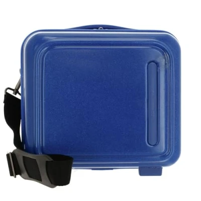Afbeelding van MANDARINA DUCK Cosmetische tas Logoduck + Glitter Beauty Case Blue Blauw