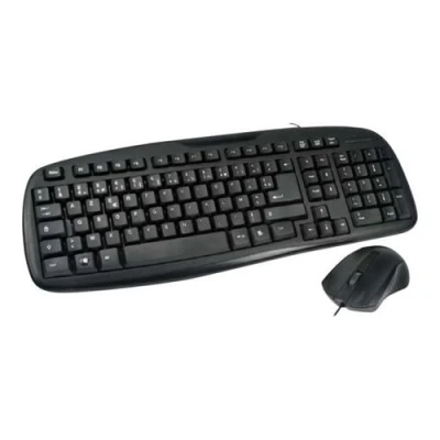 Image de MCL Samar ACK 2012/N Ensemble clavier et souris USB AZERTY Français noir
