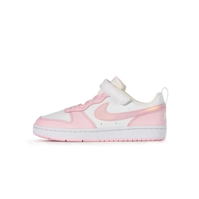 Image de Nike Garçon Court Borough Low Recraft (GS) Basket, White Pink Foam, 35 EU