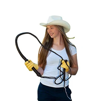 Afbeelding van HKM Western Westernzweep Donkerbruin 330cm