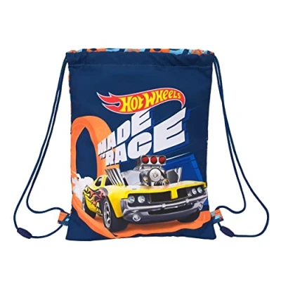 Afbeelding van Rugtas met Koordjes Hot Wheels Speed club Oranje (26 x 34 1 cm)
