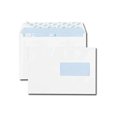 Afbeelding van GPV 2719 500 enveloppen, zelfklevend, venster 45 x 100 cm, 162 229 mm, wit