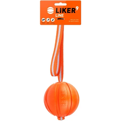 Afbeelding van Liker Hondenspeelgoed met bal Lijn 9 cm