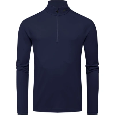 Afbeelding van Kjus MEN FEEL HALF ZIP Longsleeve, Heren, Maat: 48, Black/dark dusk