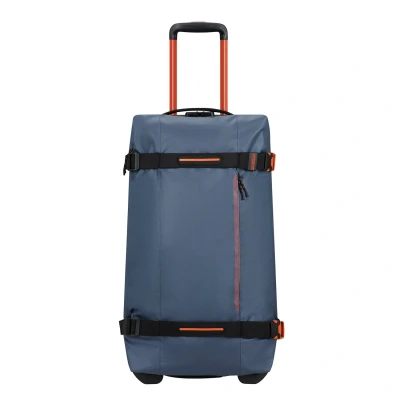 Afbeelding van American Tourister Urban Track Duffle/Wheels M Coated navy/orange Reistas