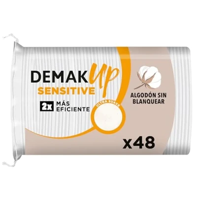 Afbeelding van Demak Up Wattenpads Sensitive Ovaal 48 stuks