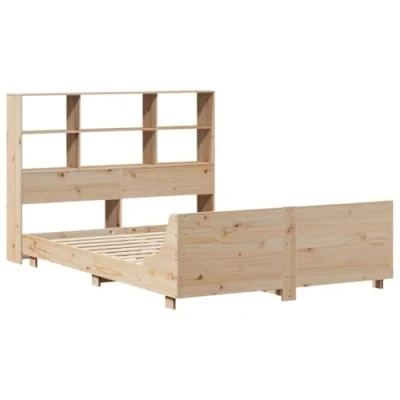 Image de vidaXL Cadre de lit sans matelas 160x200 cm bois massif pin3282369