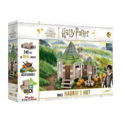 Afbeelding van Trefl Brick Trick Harry Potter: Hagrid&#039;s Hut Bouwen met Bakstenen, Hagrid Hut, Eco DIY, 240 Herbruikbaar