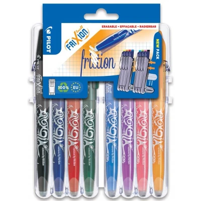 Afbeelding van Rollerpen Pilot Frixion Set2Go BL FR7 0551591 0.35mm set à 8 stuks ass