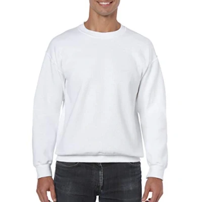 Afbeelding van Gildan Zware Blend Unisex Adult Crewneck Sweatshirt voor volwassenen (Wit)