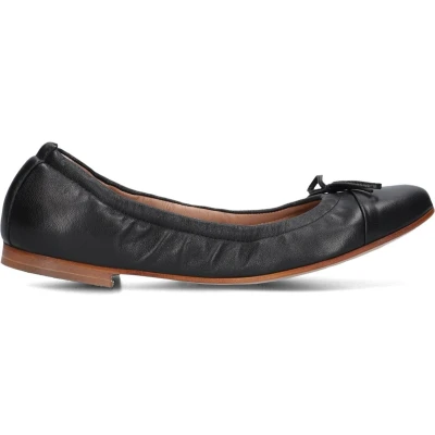 Afbeelding van Notre V Vouwbare ballerina ́s, Dames, Maat: 39, Zwart Leer