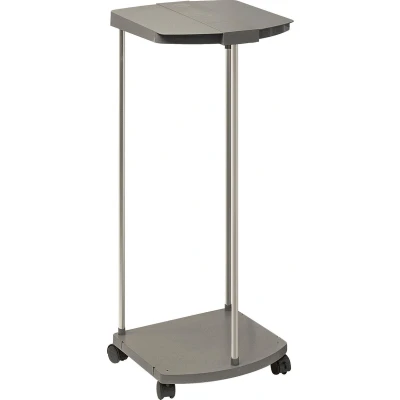 Afbeelding van Hailo 0912 210 Recyclingzakhouder 120 l Aluminium (b x h d) 430 1030 450 mm Grijs Verrijdbaar 1 stuk(s)