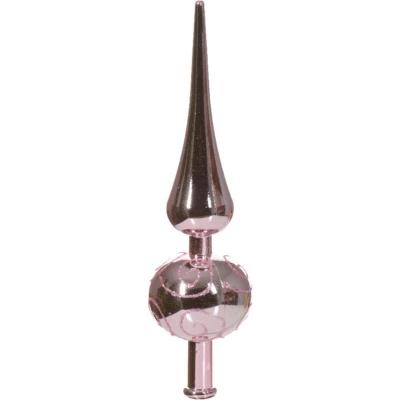 Afbeelding van Piek plastic d6h23 cm poederroze kerst Decoris