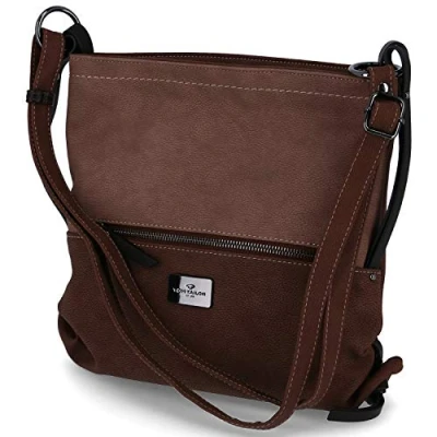 Afbeelding van TOM Tailor ELIN Cross BAG Schoudertas, Dames, Maat: One Size, Brown