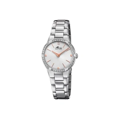 Afbeelding van Lotus Watches Dameshorloge met armband van roestvrij staal 18454/1, zilver, armband, zilver.,
