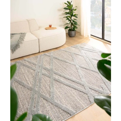Afbeelding van Scandinavisch Tapijt/Vloerkleed Fjord Drom Grijs 280x370 Cm