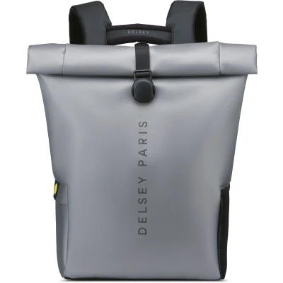 Afbeelding van Delsey Turenne Soft Rolltop Rugzak 14 Inch Laptopvak Zilver