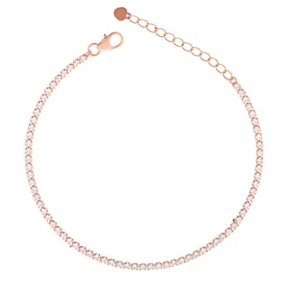 Afbeelding van Orphelia ZA 7275/RG Armband tennis 925 Zilver Cubic Zirconia 18 cm