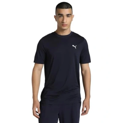 Afbeelding van PUMA Ess Small Logo Poly Tee Uniseks T shirts (1 stuk)