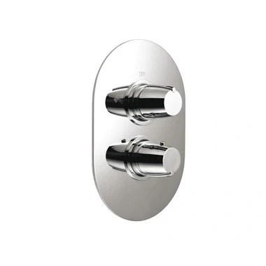 Afbeelding van Huber Kyoto Inbouw thermostaatkraan douche chroom 859.51H.CR