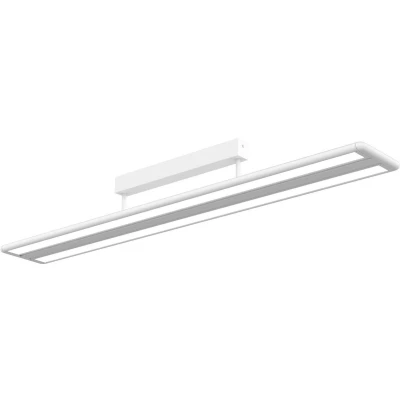 Afbeelding van PRIOS Kantoorverlichting 1licht Aluminium, polycarbonaat H: 16.6 cm wit Inclusief lichtbron