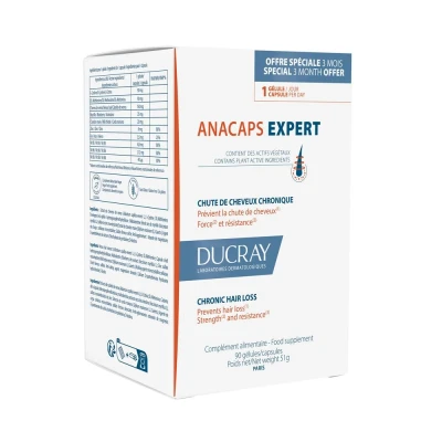Afbeelding van Ducray Anacaps Expert Antichute Progressive Capsules