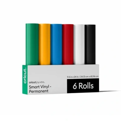 Afbeelding van Cricut Smart Vinyl Permanent, Sampler, 9,5 inch x 24 bulk (6)