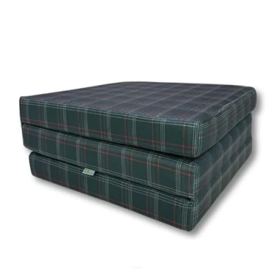 Afbeelding van FORTISLINE VW GTI Vouwmatras, 180 x 65 7 cm, wasbare overtrek, 3 delig, hoogwaardig campingbed, ruimtebesparend, van schuimrubber, opvouwbaar