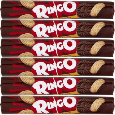 Afbeelding van PAVESI 3 x Ringo Cakao &amp; Vanilla Flavour Koekjes, 165 g