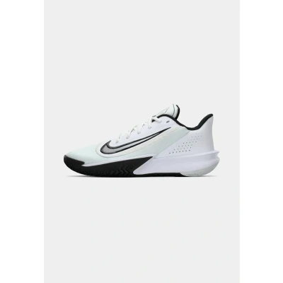 Afbeelding van Nike Performance Precision 7 Basketbalschoenen, Heren, Maat: 45, White black Textiel/ synthetisch