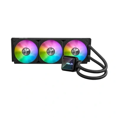 Afbeelding van Asus PRIME LC 360 ARGB Vloeistof koelsysteem processor afmeting radiator 360mm voor Intel LGA 1700, 1200, 115x AMD AM5, AM4 3 x 36025 Integrated Fan Aura Sync aluminium zwart