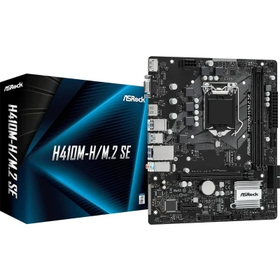 Afbeelding van AsRock H410M H/M.2 SE (LGA 1200, Intel H370, mATX), Moederbord