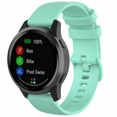 Afbeelding van Garmin Vivomove 3 / HR Luxe Sport Style Trend Sportband met motief Turquoise