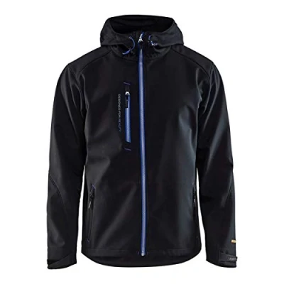 Afbeelding van Blåkläder 4949 2517 Softshell Jack Zwart/Korenlblauw maat S