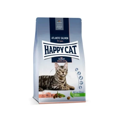 Afbeelding van Happy Cat Culinary Adult Atlantic Zalm droogvoer voor volwassen katten en bek, 300 g inhoud 70552