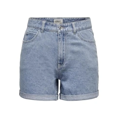 Afbeelding van ONLY Onlvega Hw Mom Dnm Shorts Noos Jeansshorts voor dames