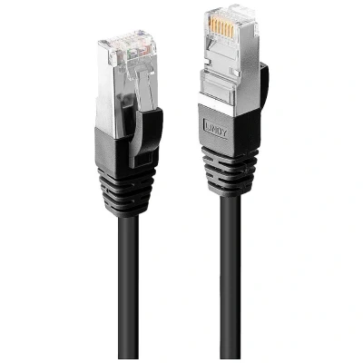 Afbeelding van LINDY 45600 RJ45 Netwerkkabel, patchkabel CAT 6 SF/UTP 0.30 m Zwart 1 stuk(s)