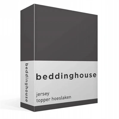 Afbeelding van Beddinghouse Topper Hoeslaken Jersey Anthracite 140 x 200/220
