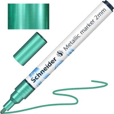 Afbeelding van Schneider metallic marker Paint it 011 2mm groen S ML01101052