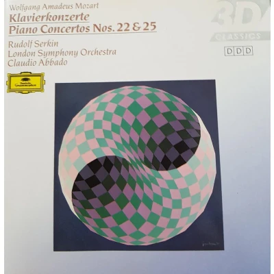 Afbeelding van Mozart Piano Concertos Nos. 22 &amp; 25 Serkin Abbado