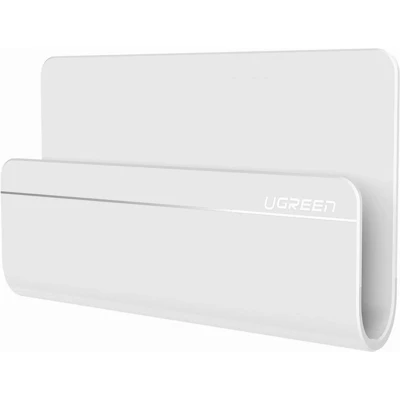 Afbeelding van UGREEN Universele wandhouder voor smartphone of tablet 3M tape kabelmanagement wit
